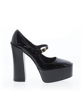 Stuart Weitzman Black Patent Mary Jane Platform Pump
